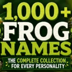 1,000+ Frog Names The Complete Collection for Every Personality