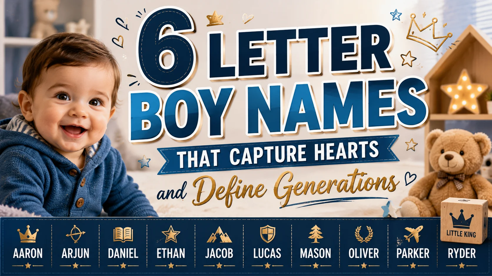 6 Letter Boy Names That Capture Hearts and Define Generations