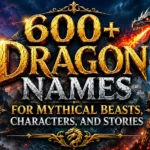 600+ Dragon Names For Mythical Beasts, Characters And Stories