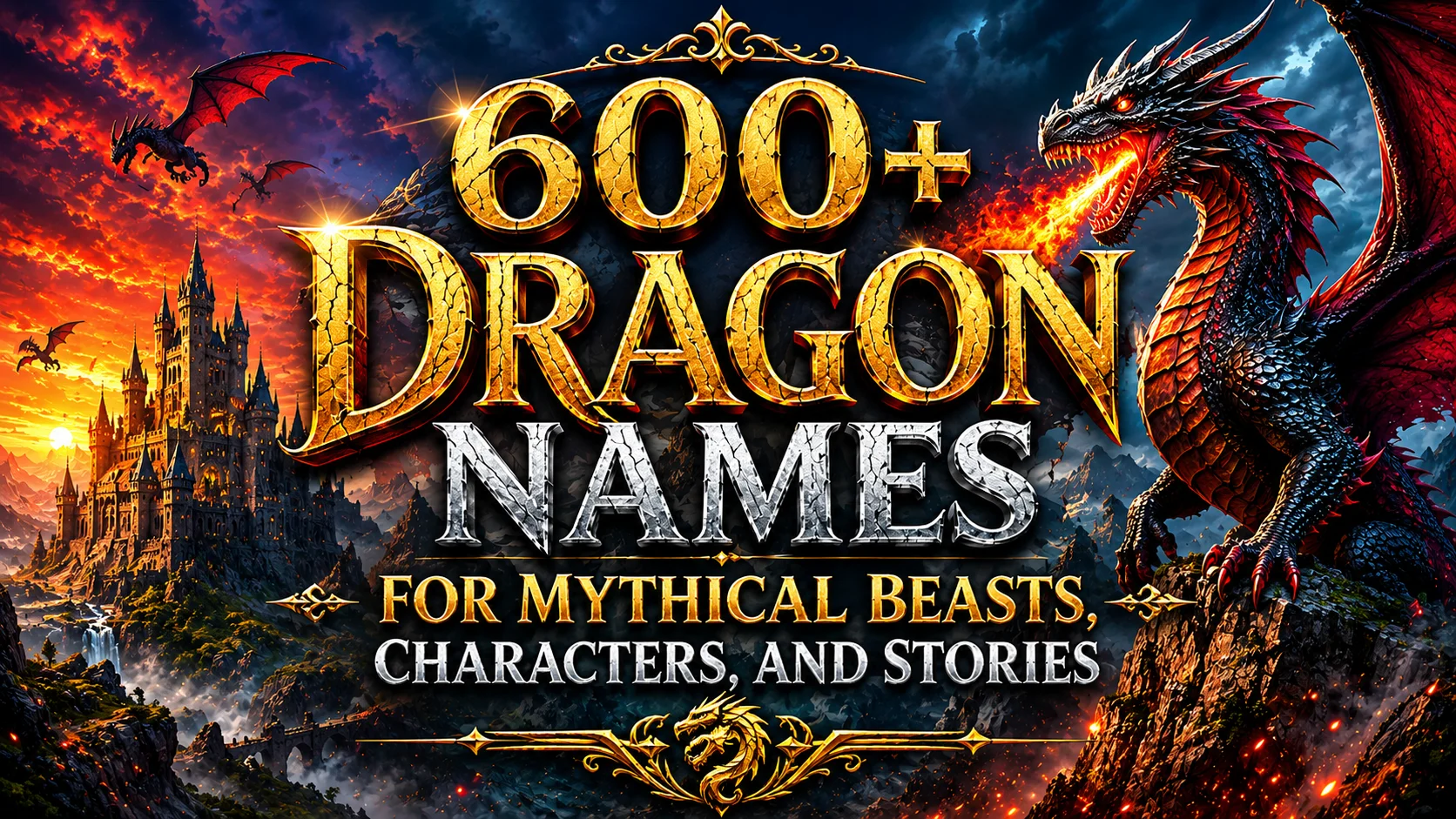 600+ Dragon Names For Mythical Beasts, Characters And Stories