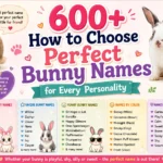 600+ How to Choose Perfect Bunny Names for Every Personality