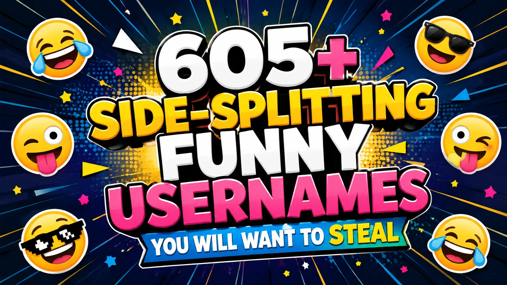 605+ Side-Splitting Funny Usernames You Will Want to Steal