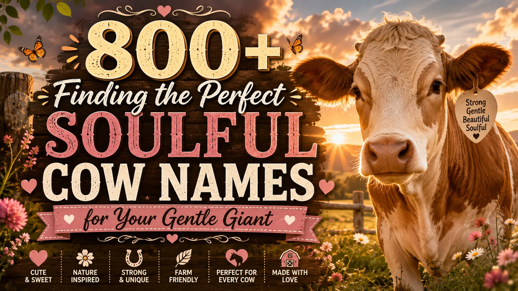 800+ Finding the Perfect Soulful Cow Names for Your Gentle Giant