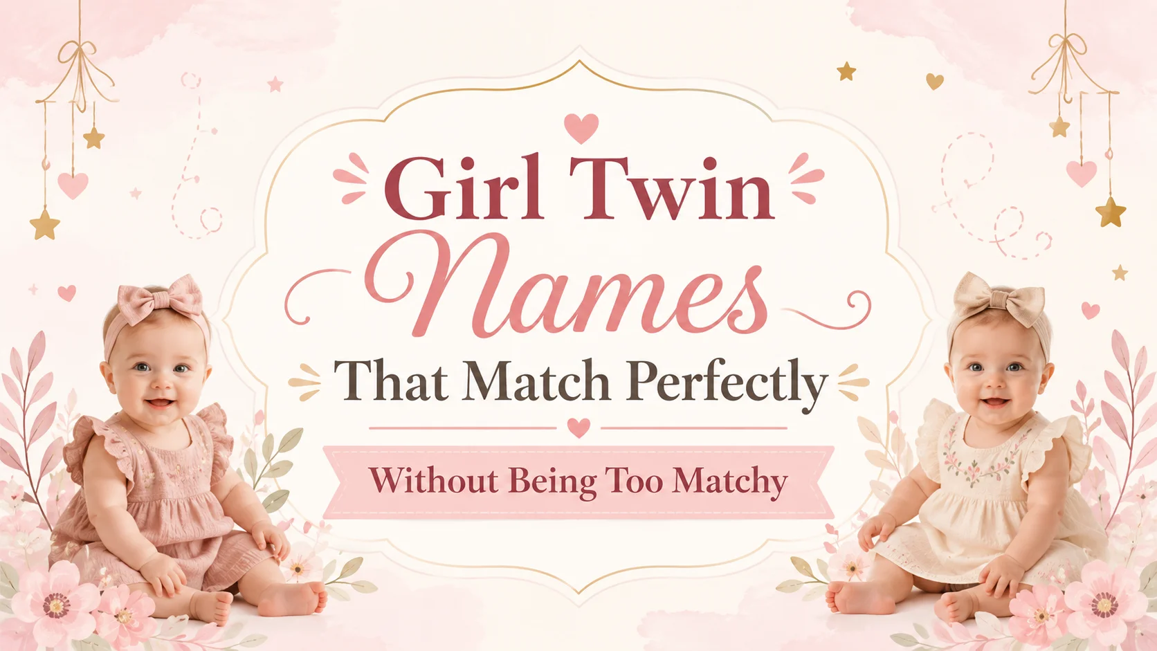 Girl Twin Names That Match Perfectly Without Being Too Matchy
