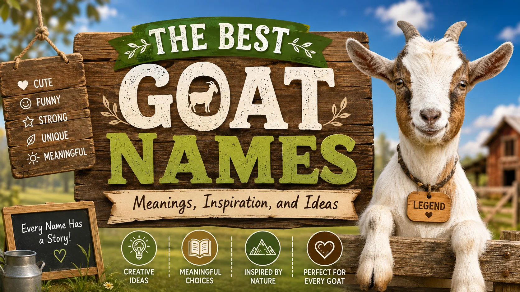 The Best Goat Names Meanings, Inspiration, and Ideas