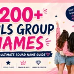 200+ Girls Group Names The Ultimate Squad Name Guide