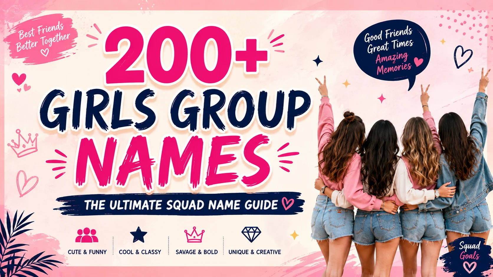200+ Girls Group Names The Ultimate Squad Name Guide