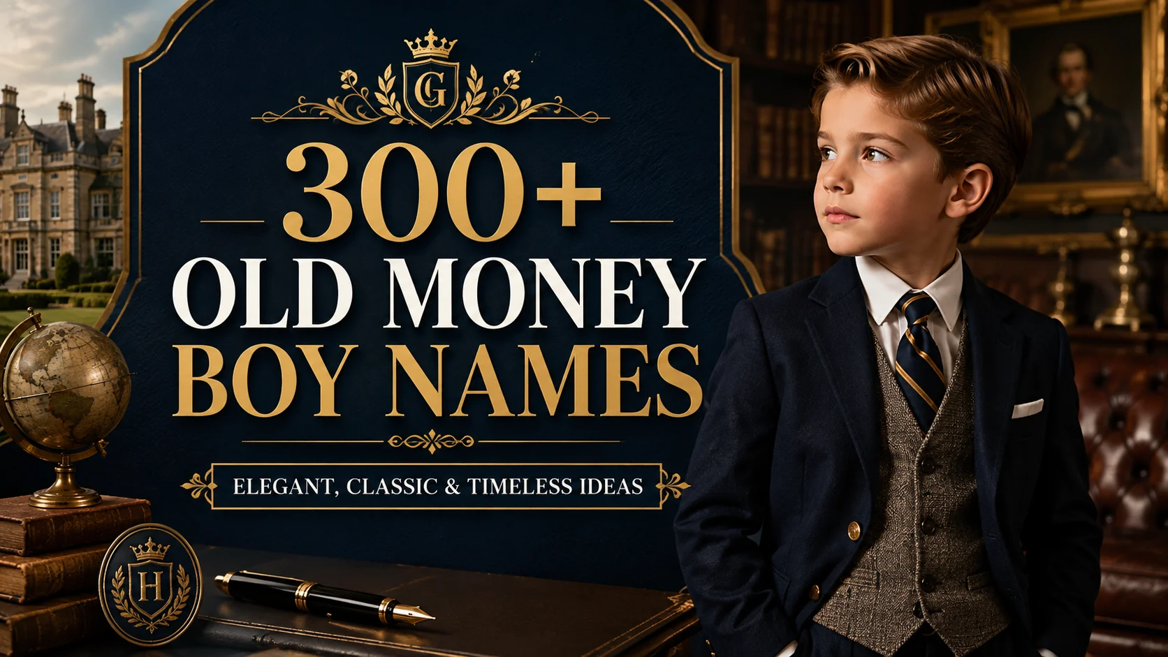 300+ Old Money Boy Names Elegant, Classic & Timeless Ideas