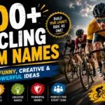 700+ Cycling Team Names Cool, Funny, Creative & Powerful Ideas