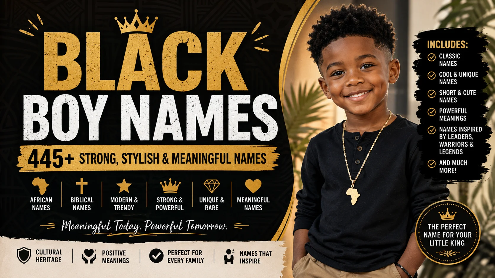 Black Boy Names 445+ Strong, Stylish & Meaningful Names