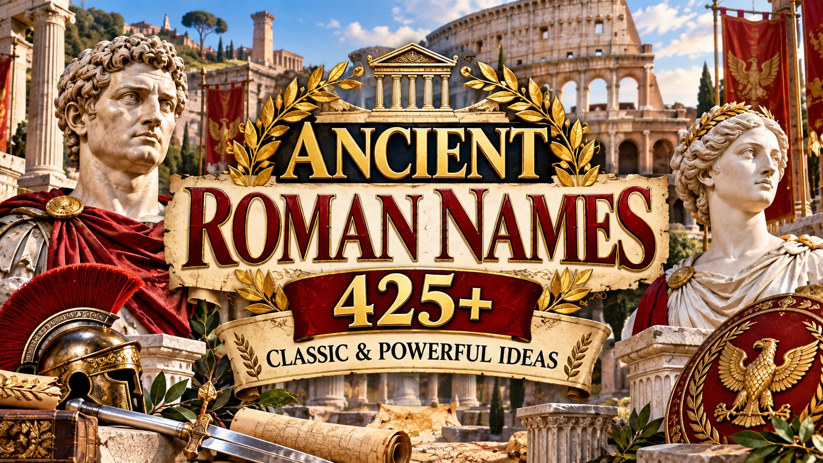 Ancient Roman Names 425+ Classic & Powerful Ideas 🏛️
