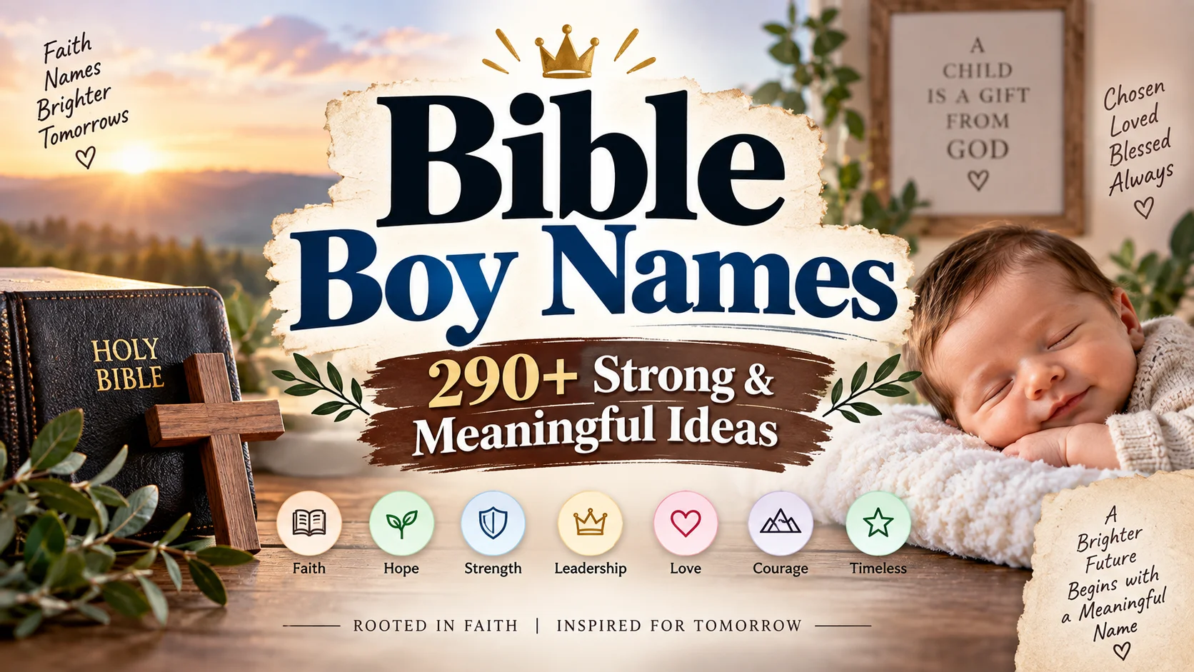 Bible Boy Names 290+ Strong & Meaningful Ideas ✝️✨