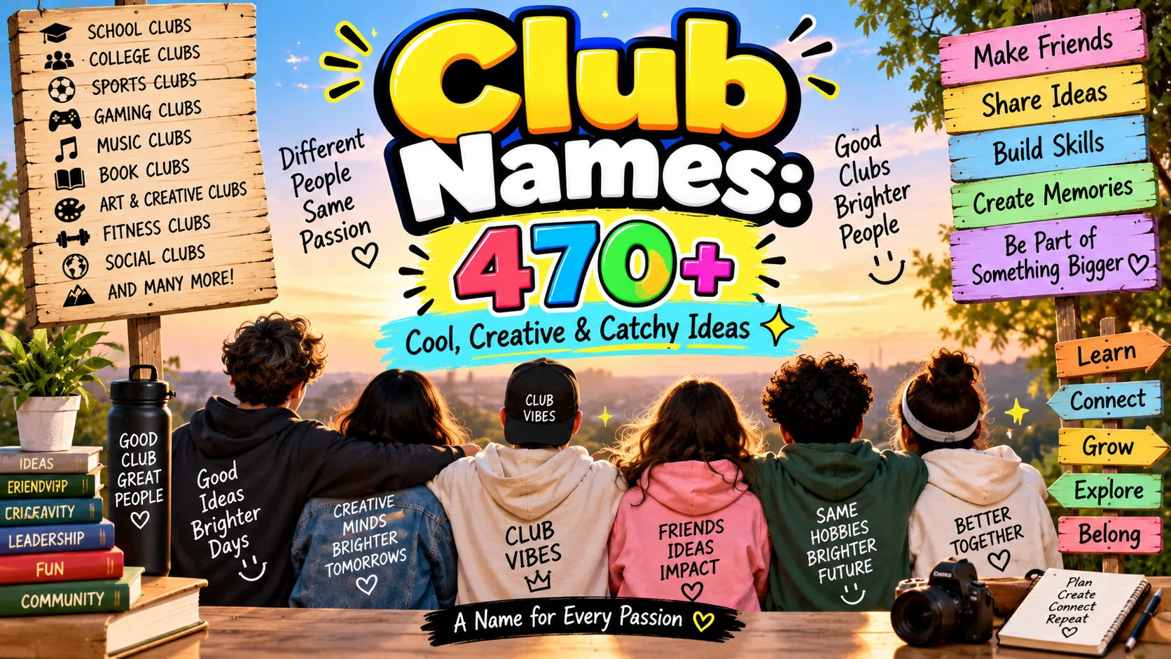 Club Names 470+ Cool, Creative & Catchy Ideas ✨