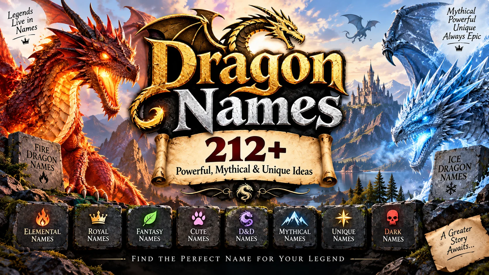 Dragon Names 212+ Powerful, Mythical & Unique Ideas 🐉🔥