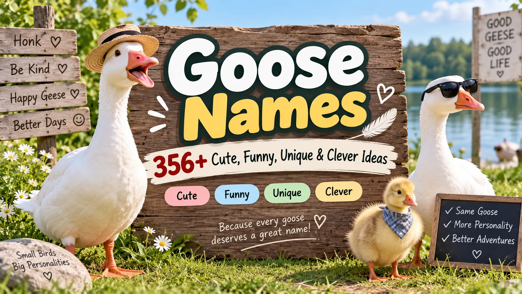 Goose Names 356+ Cute, Funny, Unique & Clever Ideas