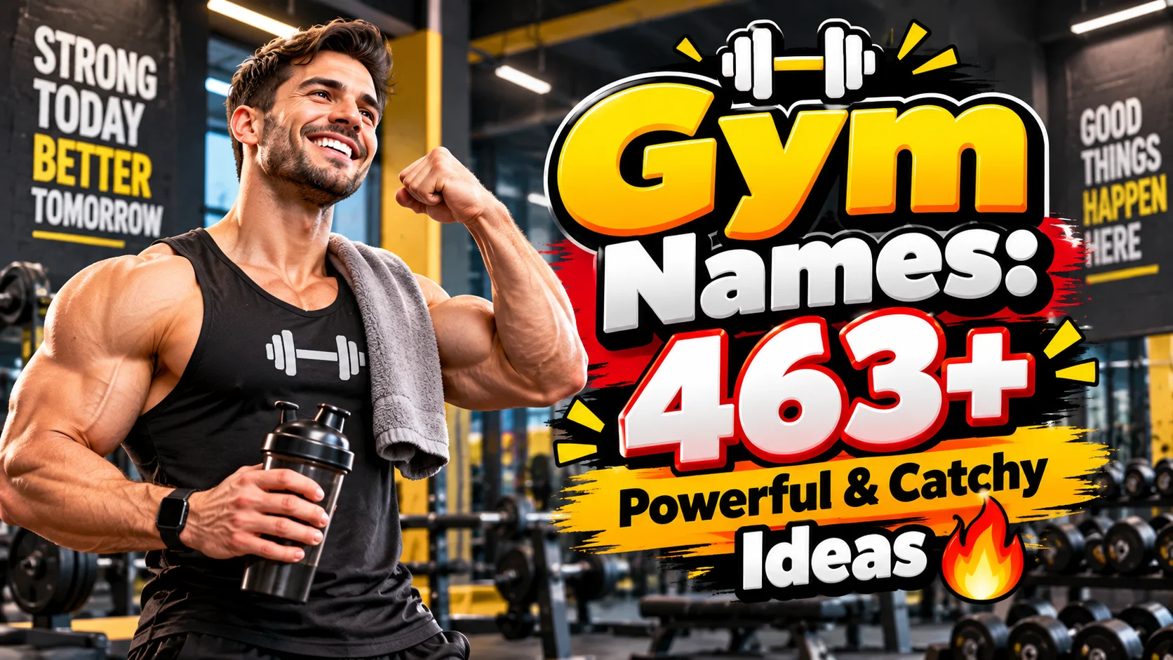 Gym Names 463+ Powerful & Catchy Ideas 💪🔥
