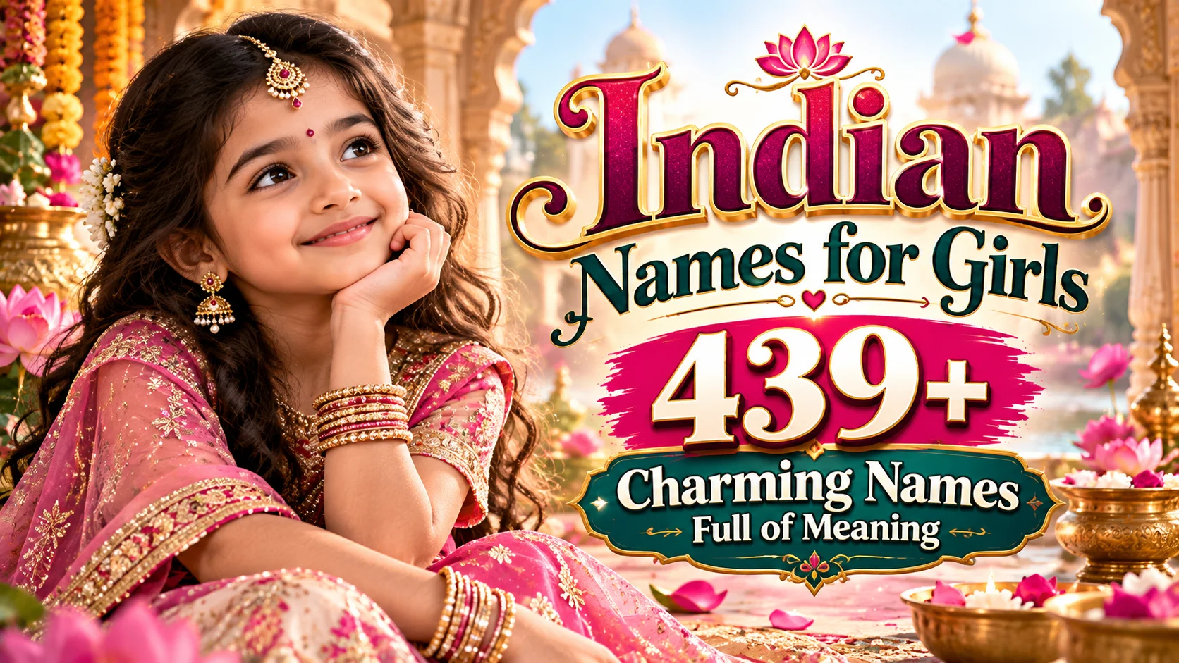 Indian Names for Girls 439+ Charming Names Full of Meaning 🌸
