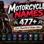 Motorcycle Names 477+ Cool, Powerful & Unique Ideas 🏍️🔥