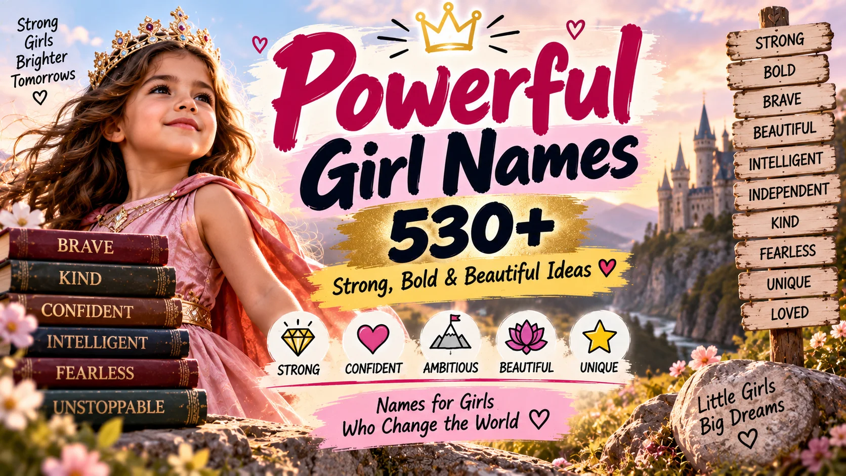 Powerful Girl Names 530+ Strong, Bold & Beautiful Ideas 💪✨