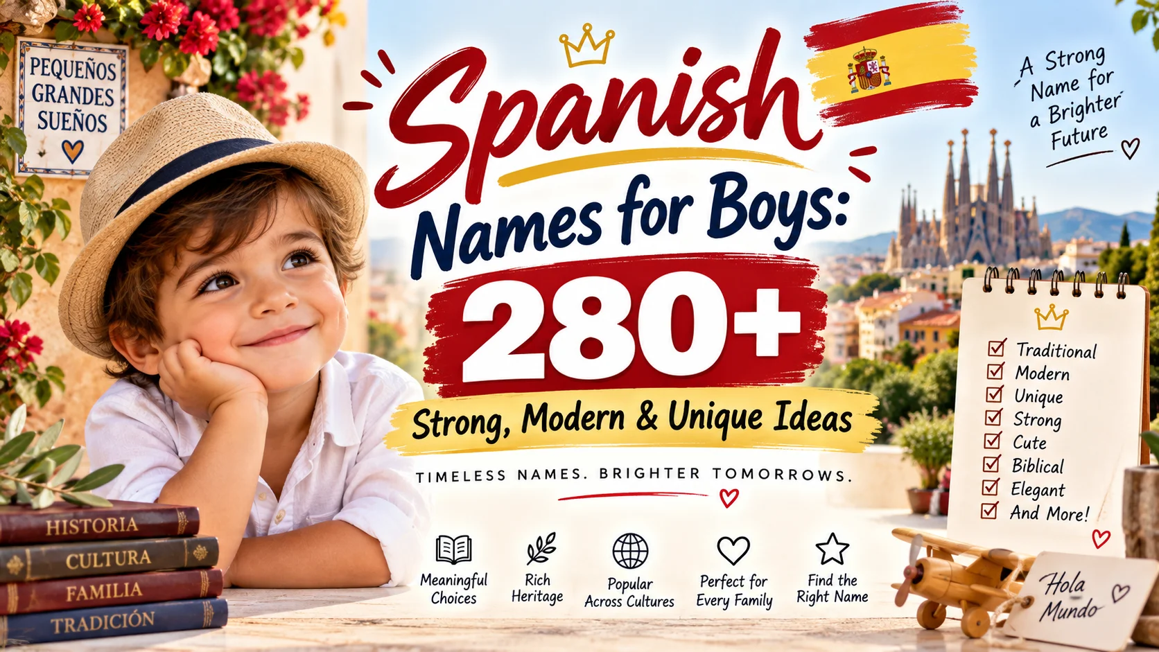 Spanish Names for Boys: 280+ Strong, Modern & Unique Ideas 🇪🇸