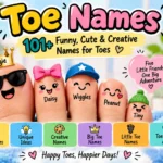 Toe Names 101+ Funny, Cute & Creative Names for Toes 🦶😂