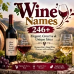 Wine Names 246+ Elegant, Creative & Unique Ideas 🍷✨