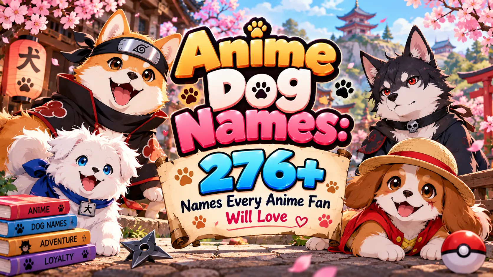 Anime Dog Names 276+ Names Every Anime Fan Will Love 🐶✨