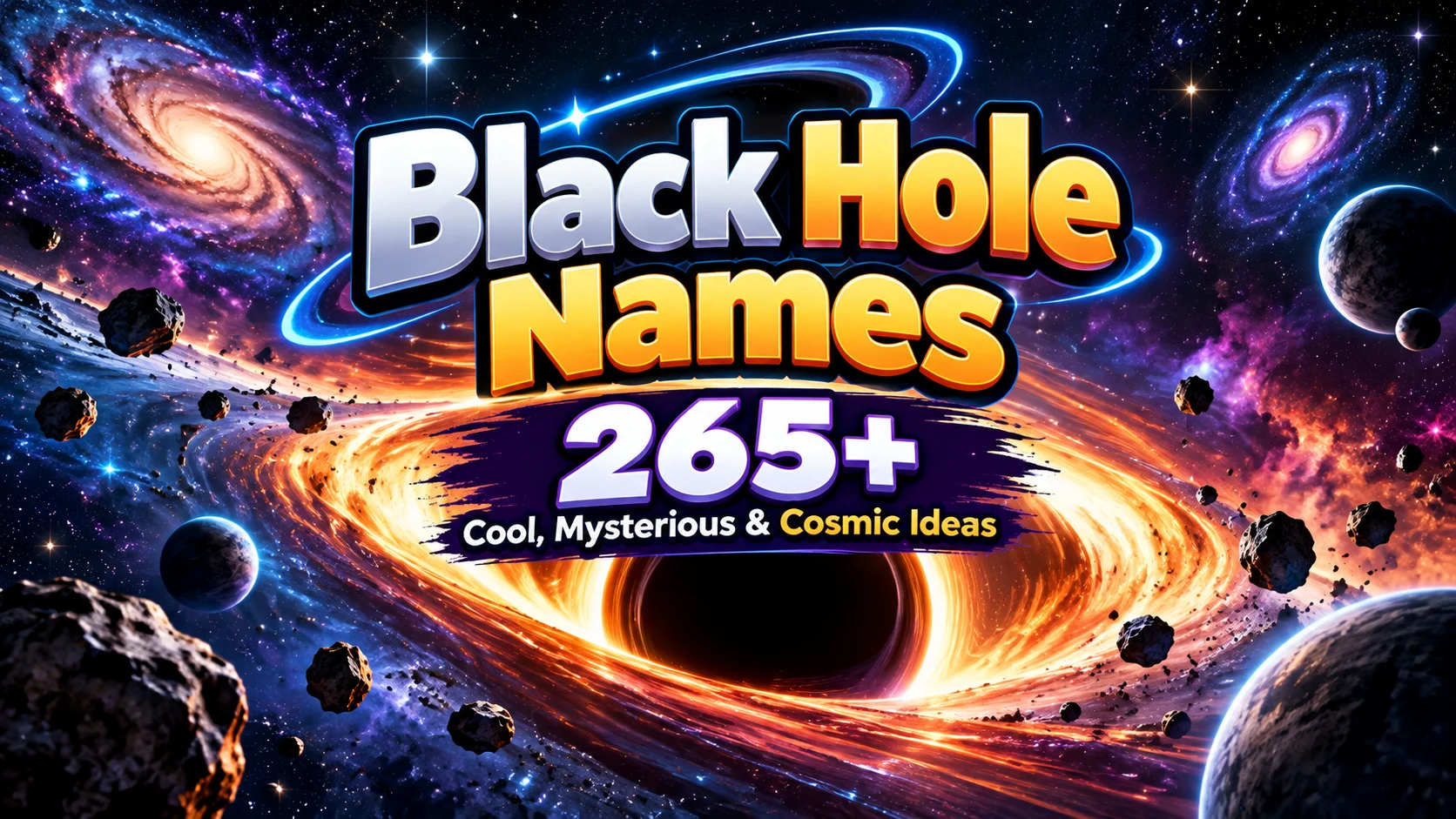 Black Hole Names 265+ Cool, Mysterious & Cosmic Ideas 🌌