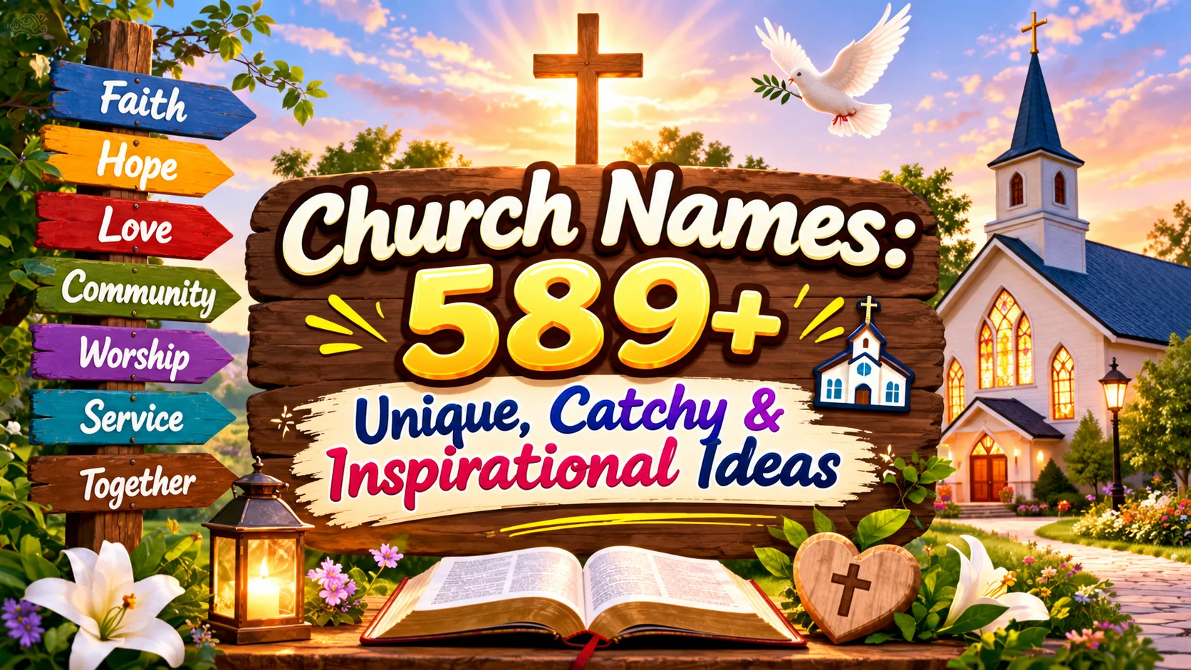 Church Names 589+ Unique, Catchy & Inspirational Ideas ⛪✨