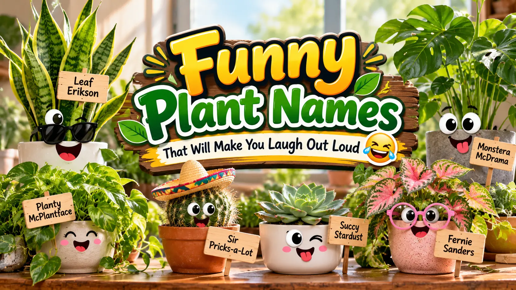 Funny Plant Names That Will Make You Laugh Out Loud 🌿😂