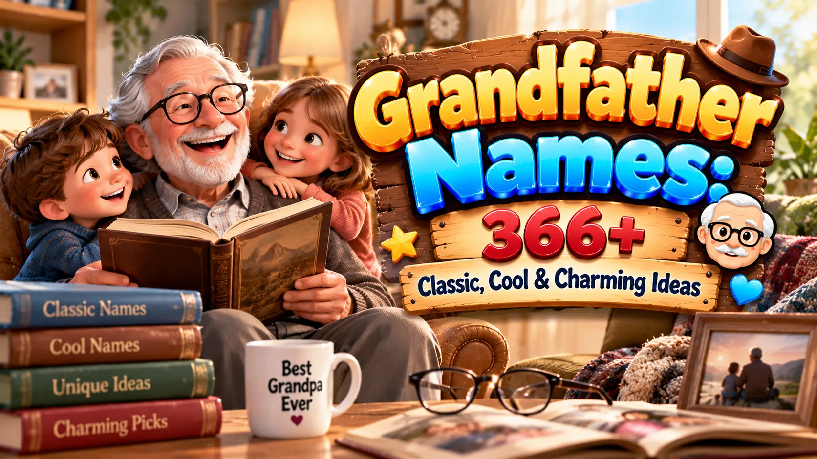 Grandfather Names 366+ Classic, Cool & Charming Ideas 👴✨