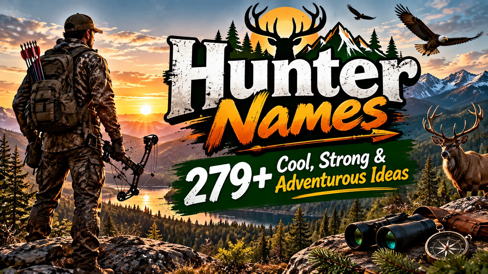 Hunter Names 279+ Cool, Strong & Adventurous Ideas 🏹🔥