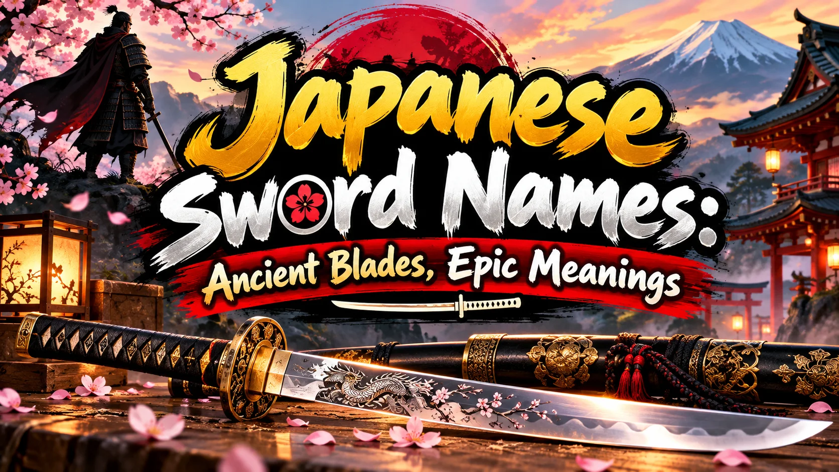 Japanese Sword Names Ancient Blades, Epic Meanings 🗡️