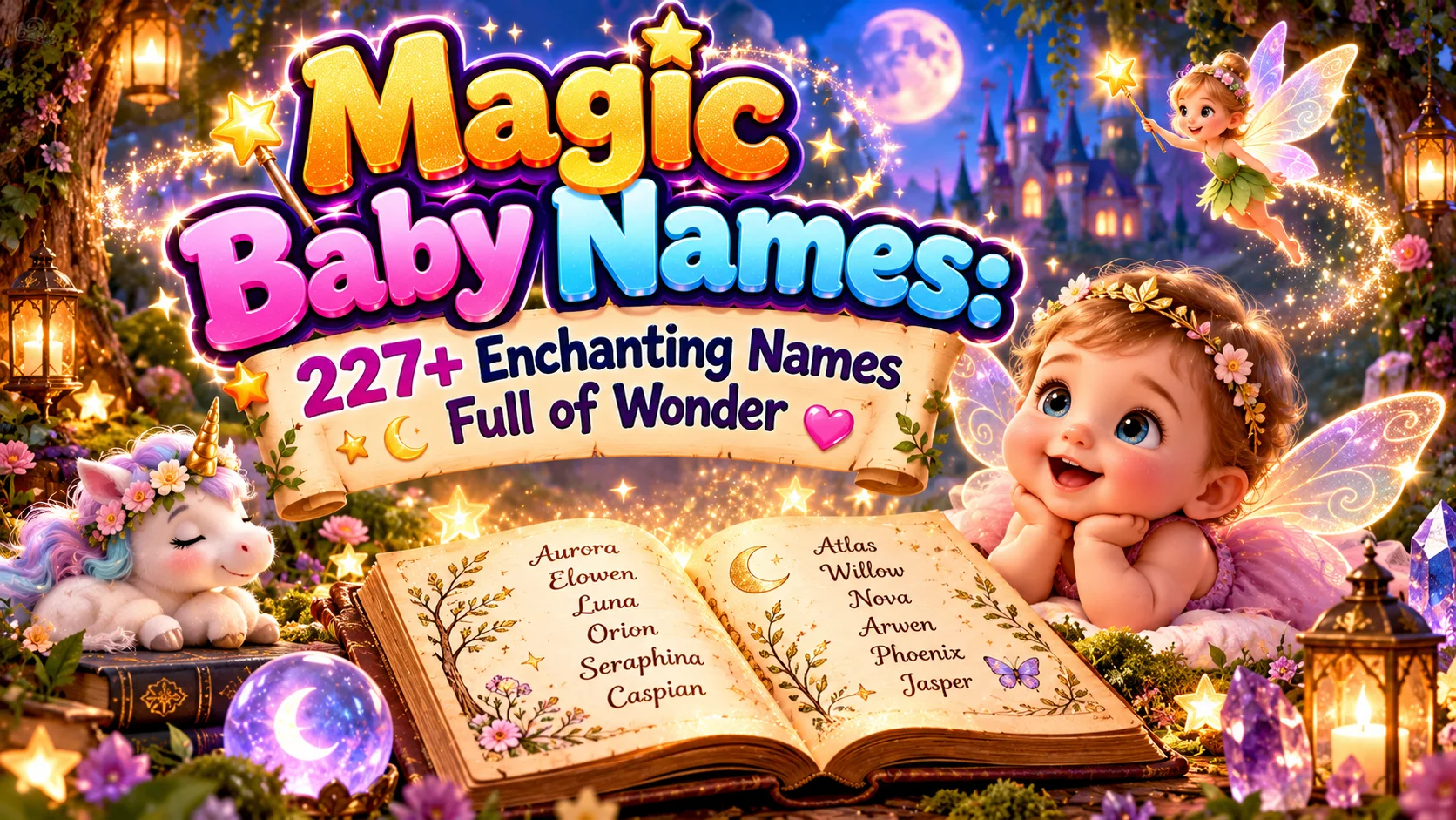 Magic Baby Names 227+ Enchanting Names Full of Wonder ✨🧚