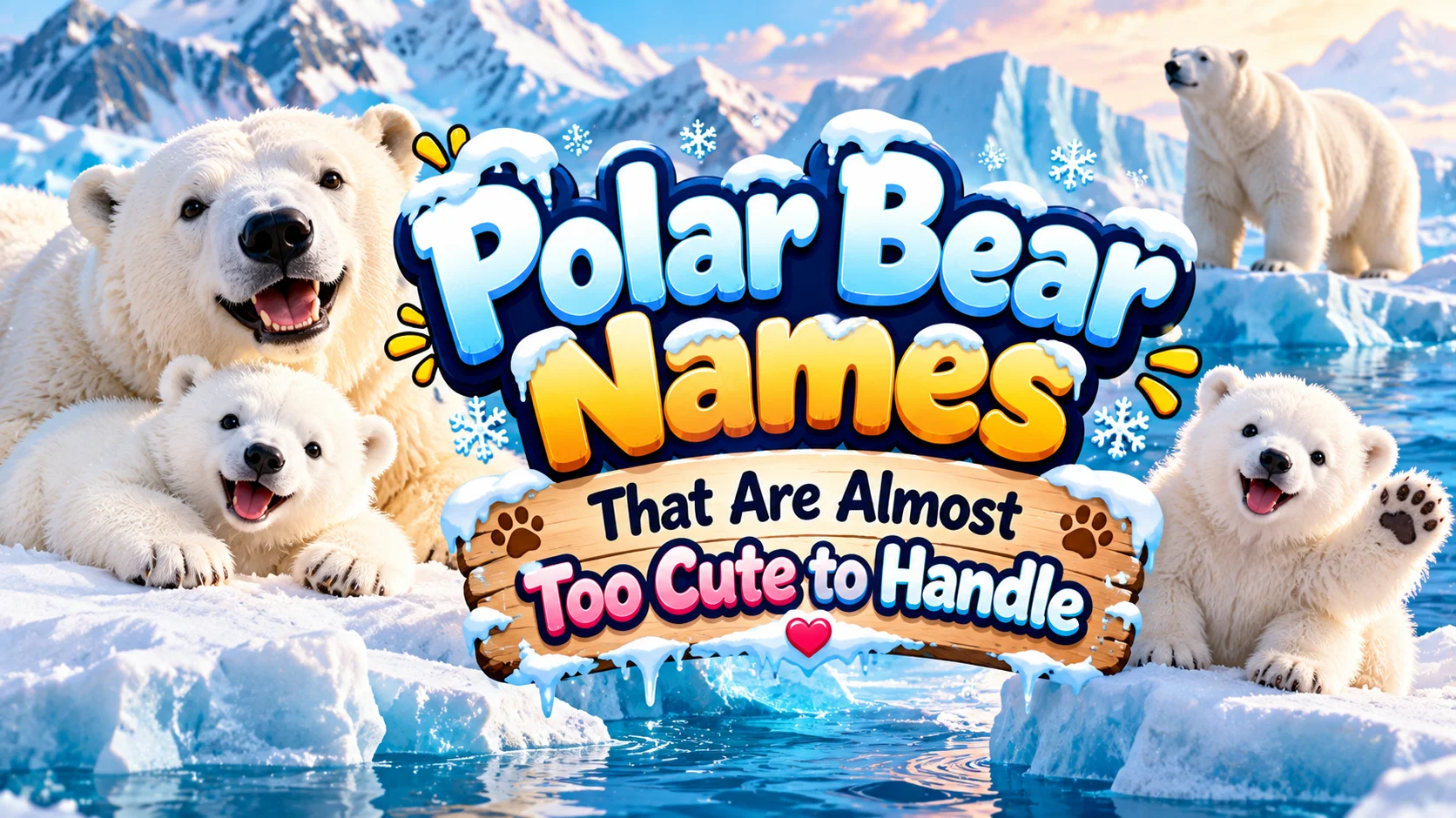 Polar Bear Names That Are Almost Too Cute to Handle 🐻‍❄️