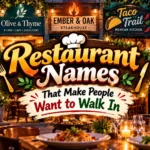 Restaurant Names That Make People Want to Walk In 🍽️