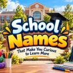 School Names That Make You Curious to Learn More 🎓🏫