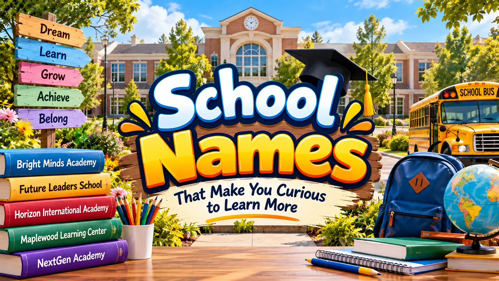 School Names That Make You Curious to Learn More 🎓🏫