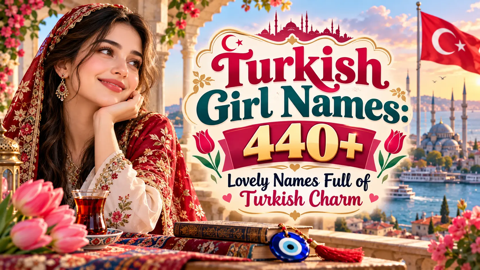 Turkish Girl Names 440+ Lovely Names Full of Turkish Charm 🌷