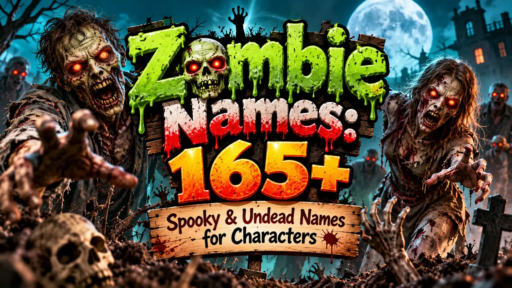Zombie Names: 165+ Spooky & Undead Names for Characters 🧟‍♀️